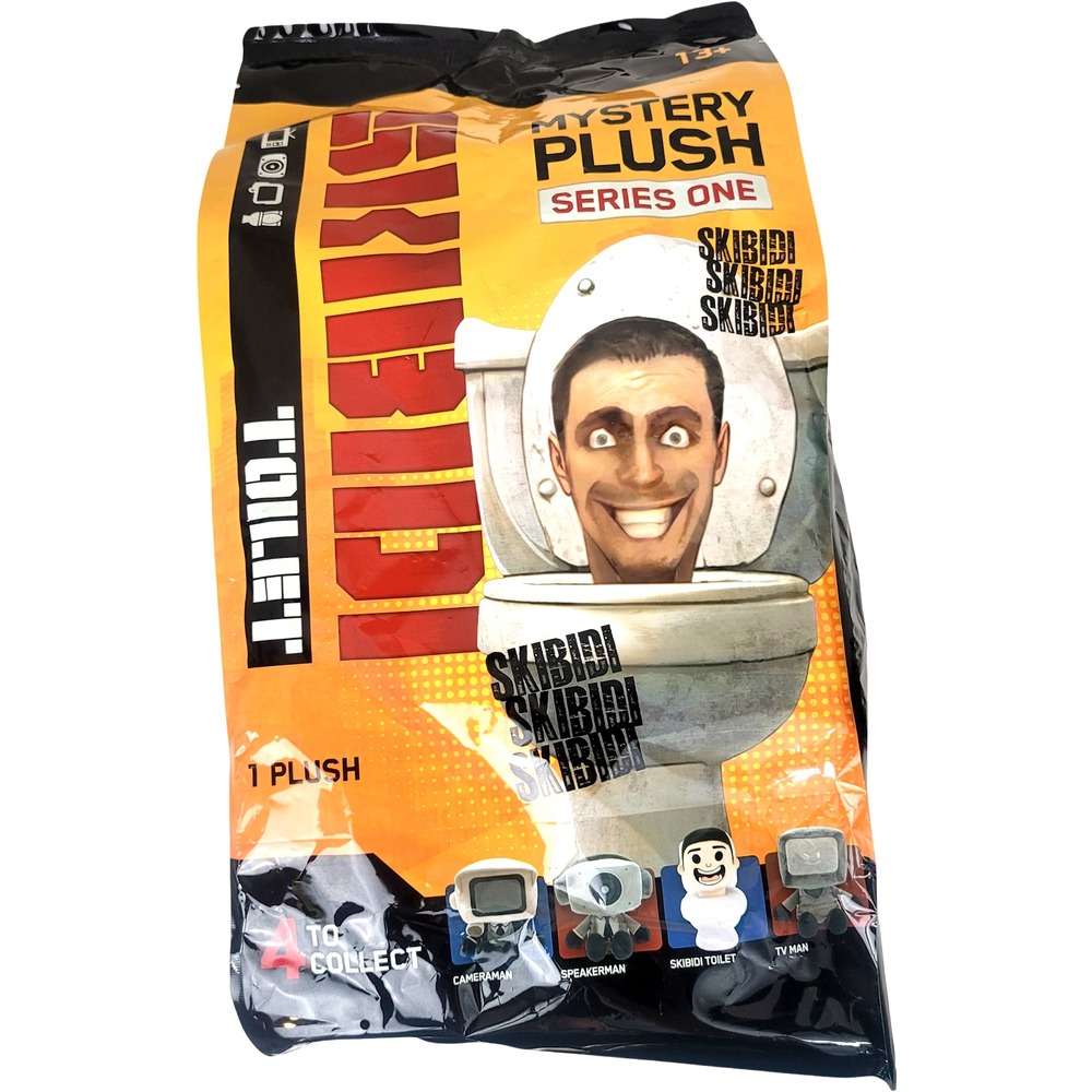 SKIBIDI Toilet Mystery Plush‎ Collectible Plush Series One Soft Toy 13+